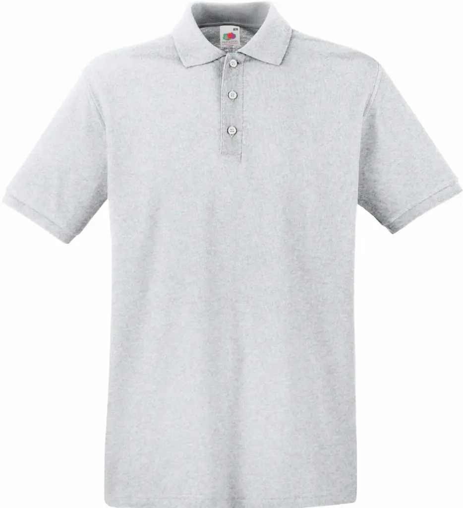 Premium Polo (63-218-0), heather grey — productfoto 9