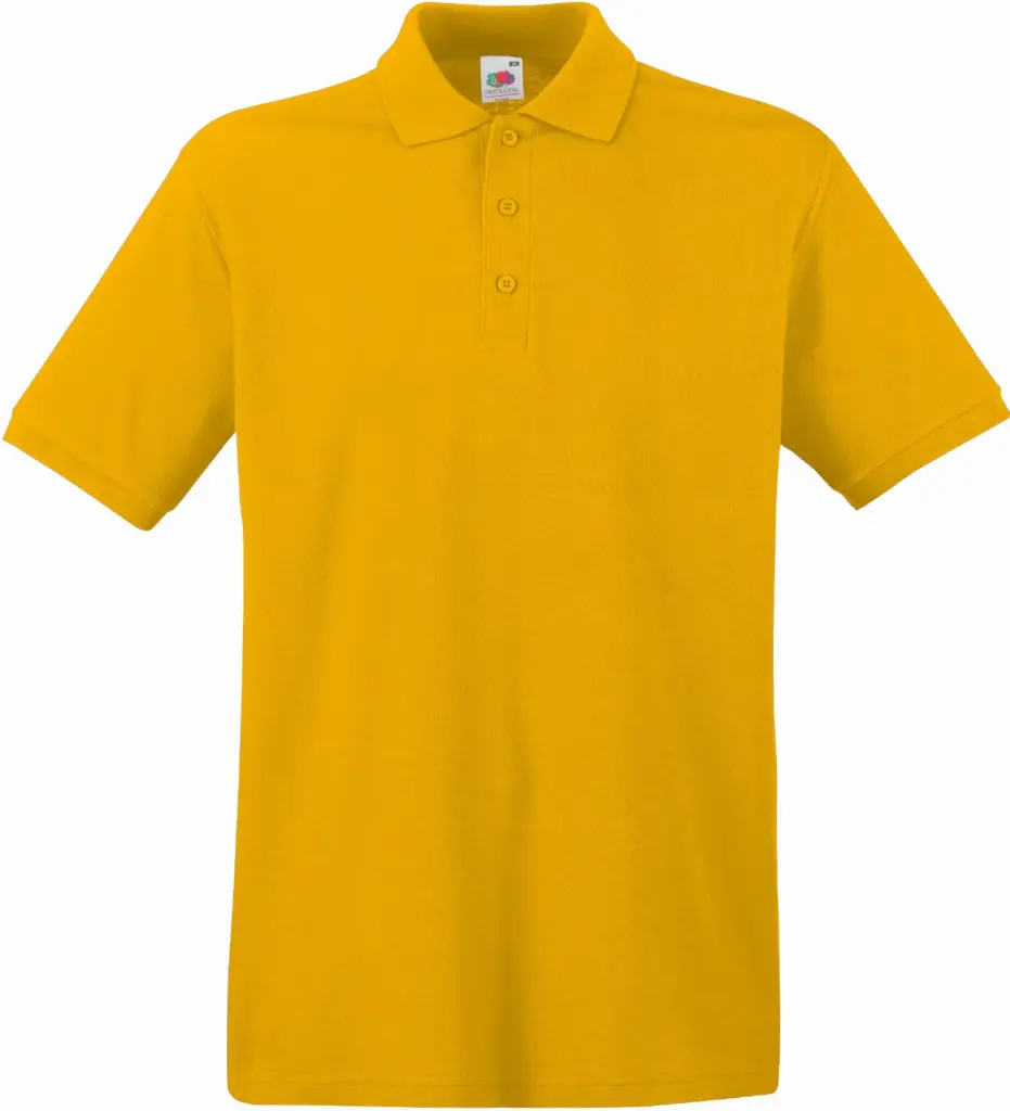 Premium Polo (63-218-0), sunflower — productfoto 18