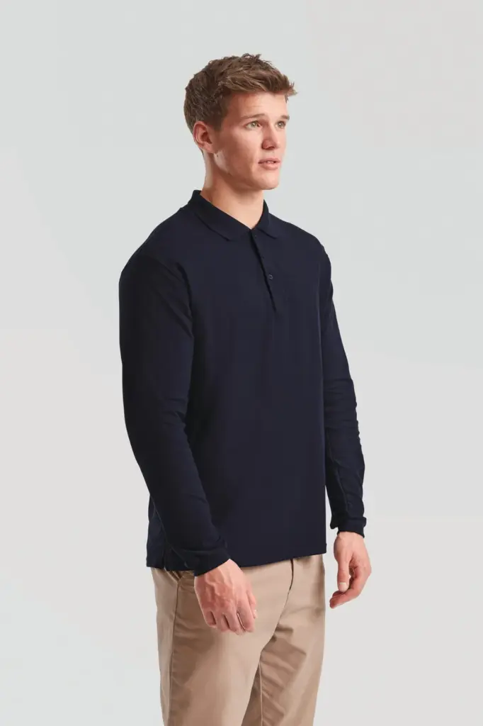 Premium polo lange mouwen (63-310-0) — productfoto 2