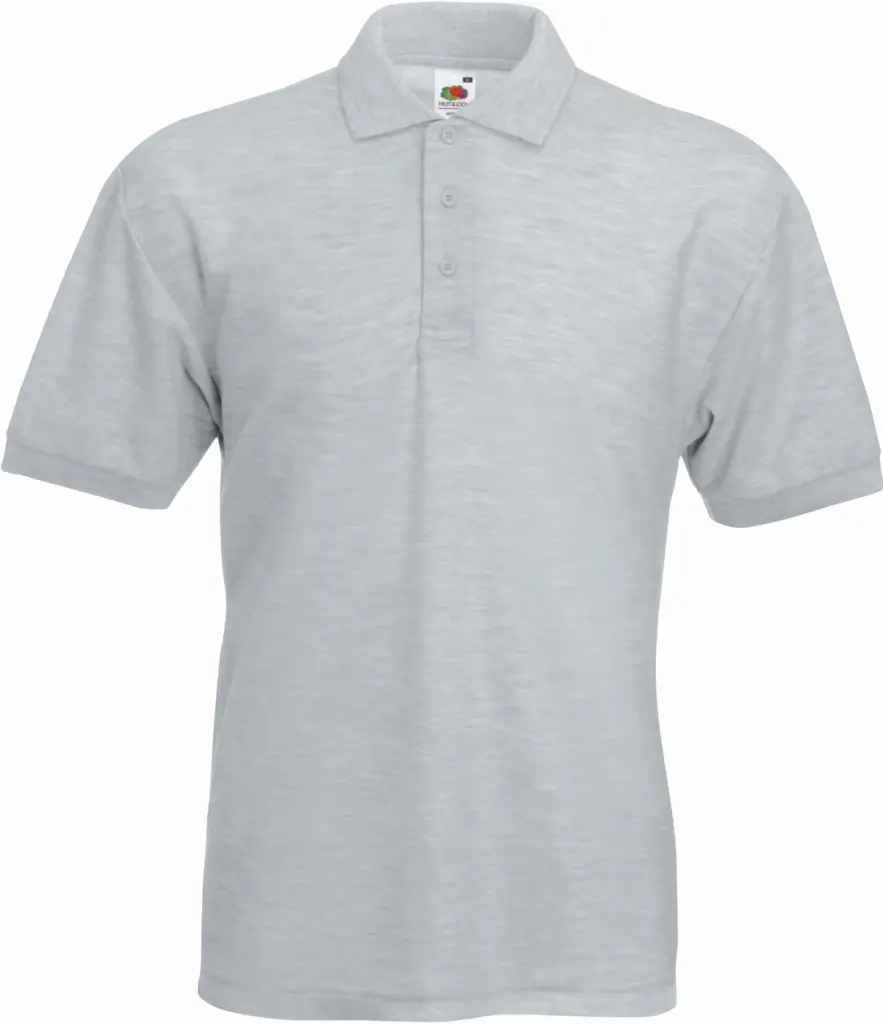 65/35 Polo (63-402-0), heather grey — productfoto 11