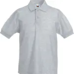 PS_SC63417_HEATHERGREY - Hidalgo 65/35 Kids' polo, heather grey — productfoto 6