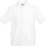 PS_SC63417_WHITE - Hidalgo 65/35 Kids' polo, white — productfoto 10