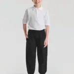 Klassieke joggingbroek met elastisch enkelboord (64-051-0)
