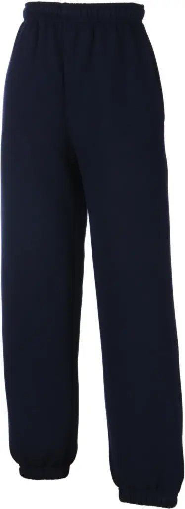 Klassieke joggingbroek met elastisch enkelboord (64-051-0), deep navy — productfoto 6