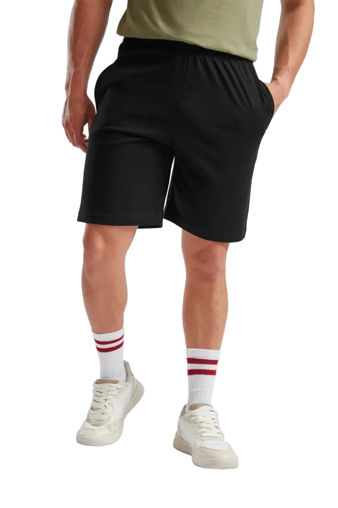 Jersey Shorts bedrucken SC64052 Baumwolle Taschen S-XXL — Produktfoto 8
