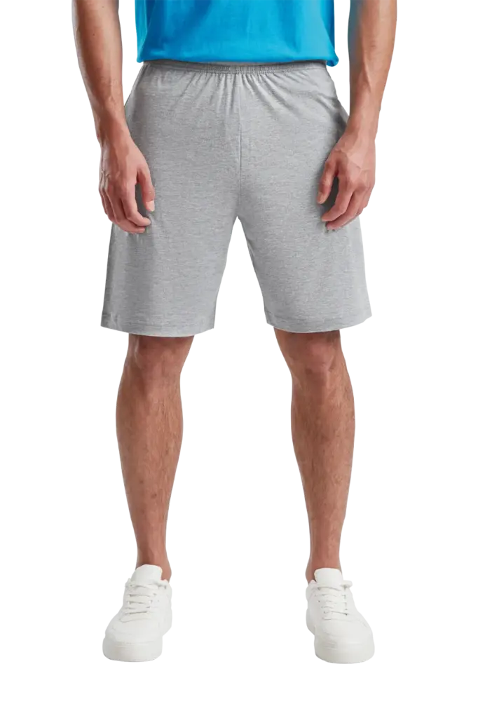 Jersey short, heather grey — productfoto 7