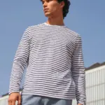 Long sleeved striped t-shirt — productfoto 2