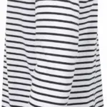 Long sleeved striped t-shirt, white / oxford navy — productfoto 4