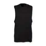 Uitlopende herentanktop, black — productfoto 3