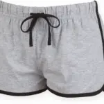 PS_SK069_HEATHERGREY-BLACK - Hidalgo-werbeartikel Women's Retro Short, heather grey / black — productfoto 6