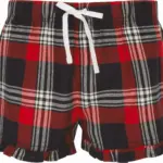 Women's Tartan Frill Lounge Shorts — productfoto 3