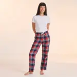 Women's tartan lounge broek