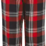 Women's tartan lounge broek — productfoto 3