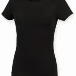 Women's Feel Good Stretch Crew Neck T-Shirt, black — productfoto 3