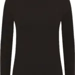 Women's Feel Good Rolkraag Top, black — productfoto 2
