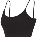Ecologische sporttop, black — productfoto 1
