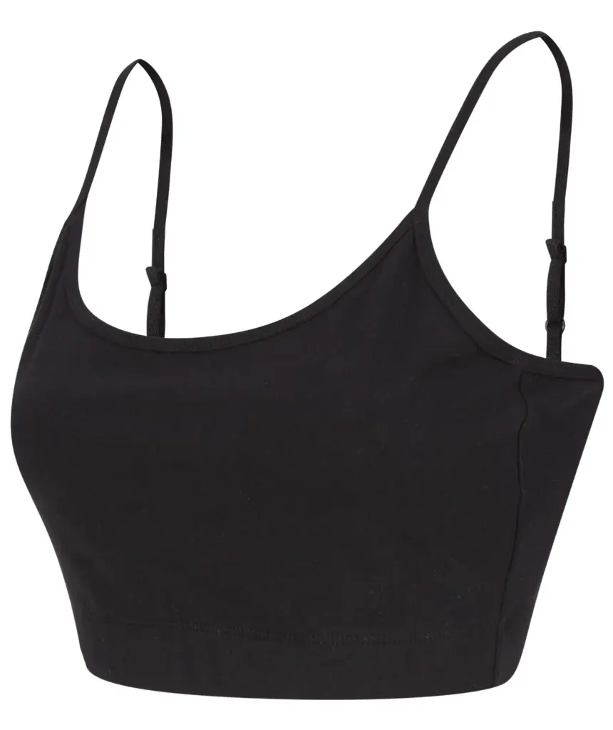 Ecologische sporttop, black — productfoto 1