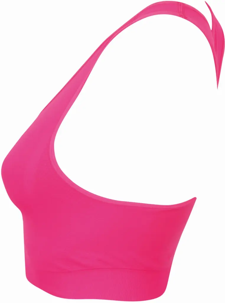 Women's Sportbeha, neon pink — productfoto 2