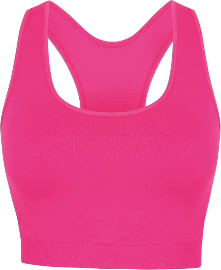 Women's Sportbeha, neon pink — productfoto 3