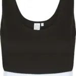 PS_SK236_BLACK-WHITE - Hidalgo Women's Sportbeha, black/white — productfoto 3