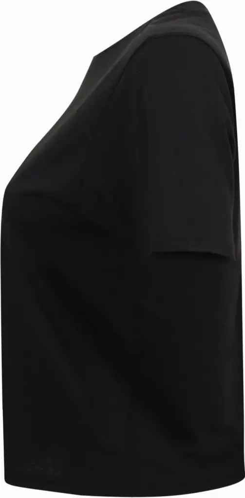PS_SK237-S_BLACK - Hidalgo-werbeartikel Women's cropped Boxy t-shirt, black — productfoto 2