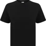 Women's cropped Boxy t-shirt, black — productfoto 3