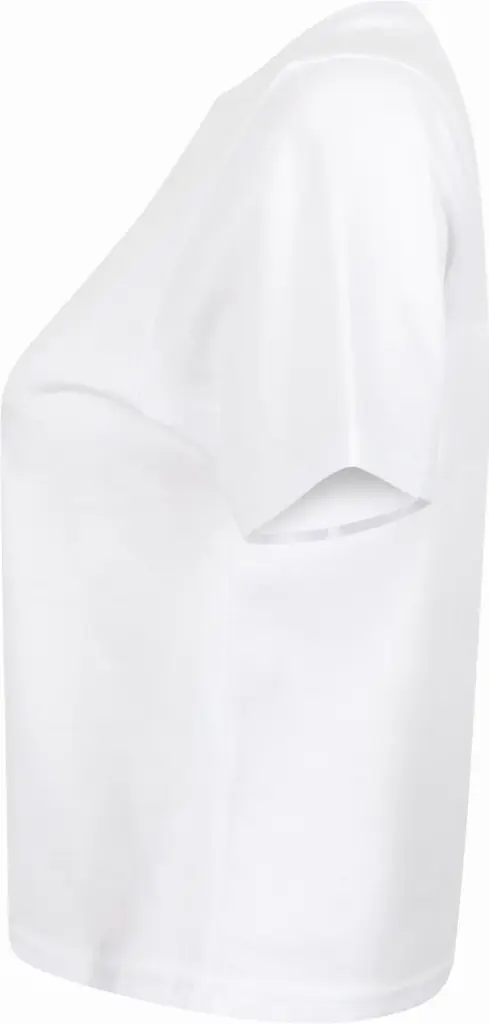 PS_SK237-S_WHITE - Hidalgo-werbeartikel Women's cropped Boxy t-shirt, white — productfoto 3