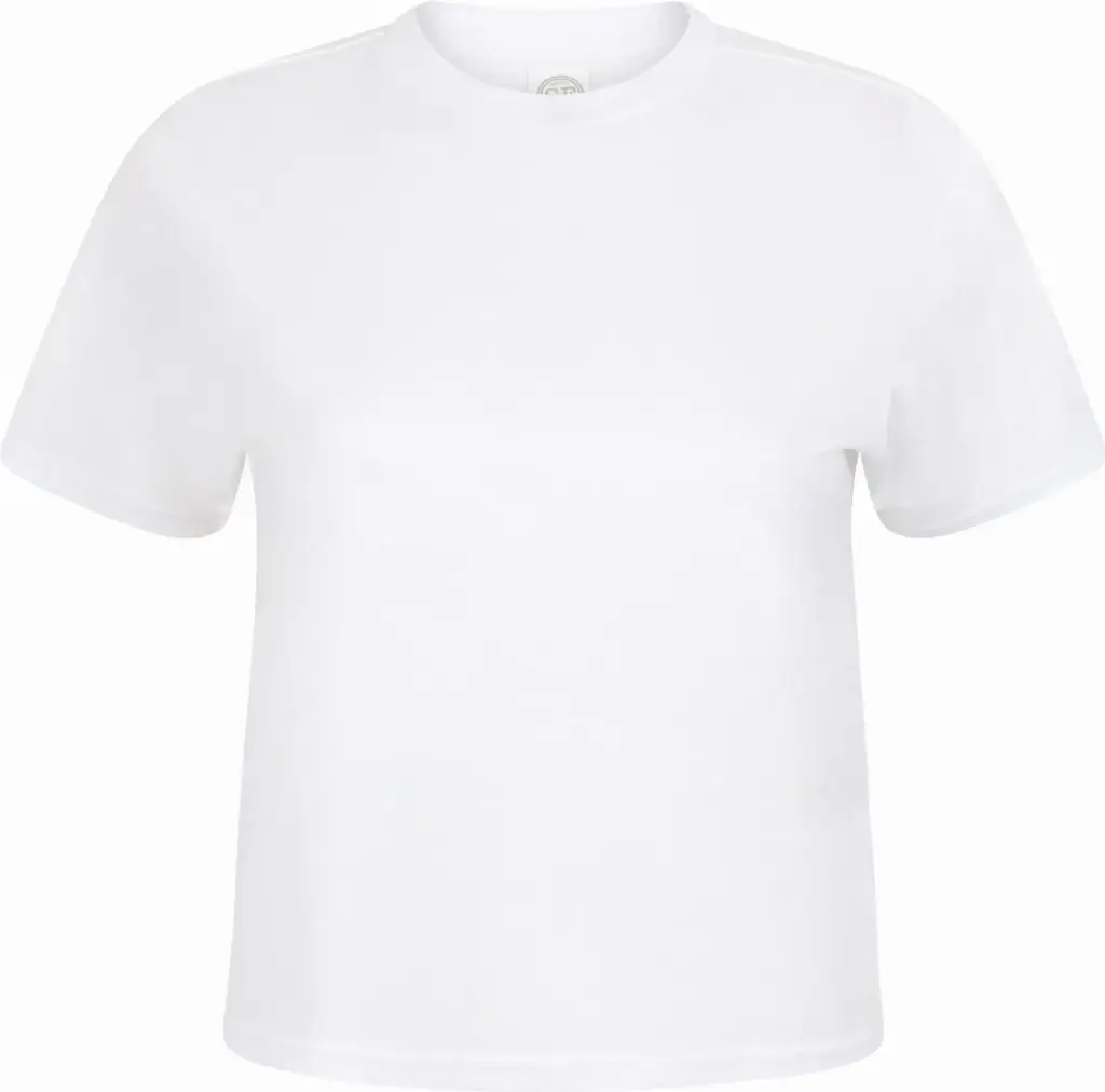Custom Womens Cropped Boxy T-shirt SK237 Cotton XXS-XL — product photo 4