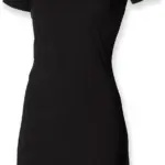 T-shirt jurk, black — productfoto 2