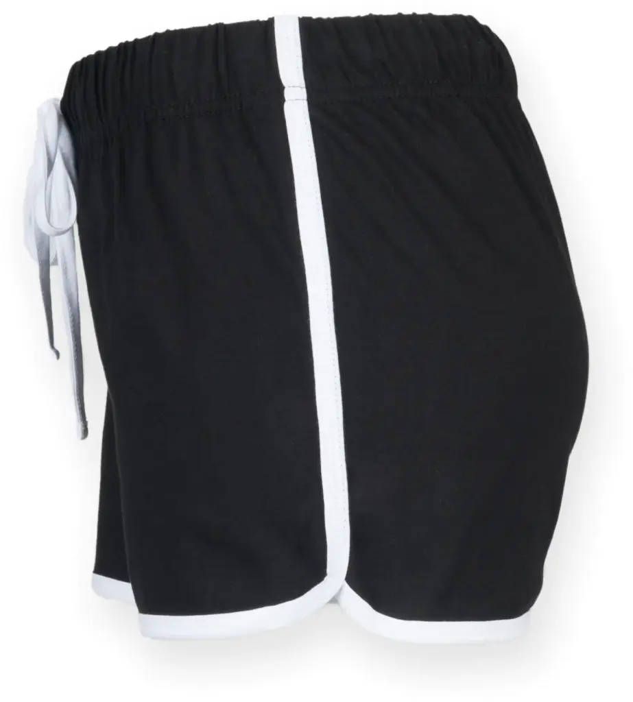 Kids' retro short, black/white — productfoto 4