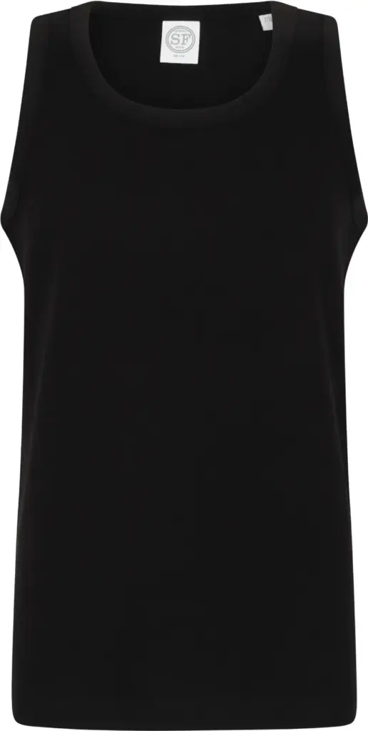 Kids' Stretch tanktop, black — productfoto 3
