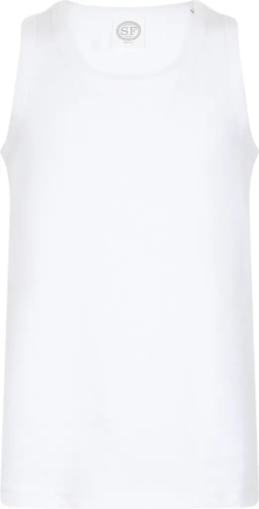 Kids' Stretch tanktop, white — productfoto 4