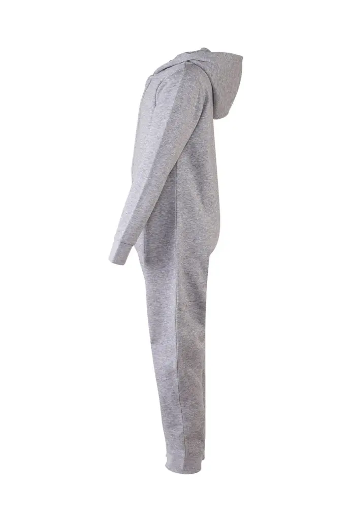 PS_SM470-S_HEATHERGREY - Hidalgo-werbeartikel Kids' all in one, heather grey — productfoto 3