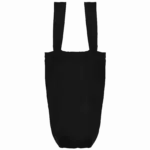 Linnen shopper, black — productfoto 2