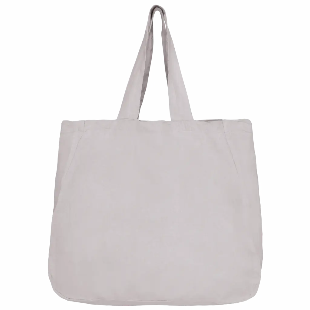 Linnen shopper, ivory — productfoto 4