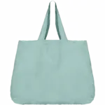 Linnen shopper, jade green — productfoto 5