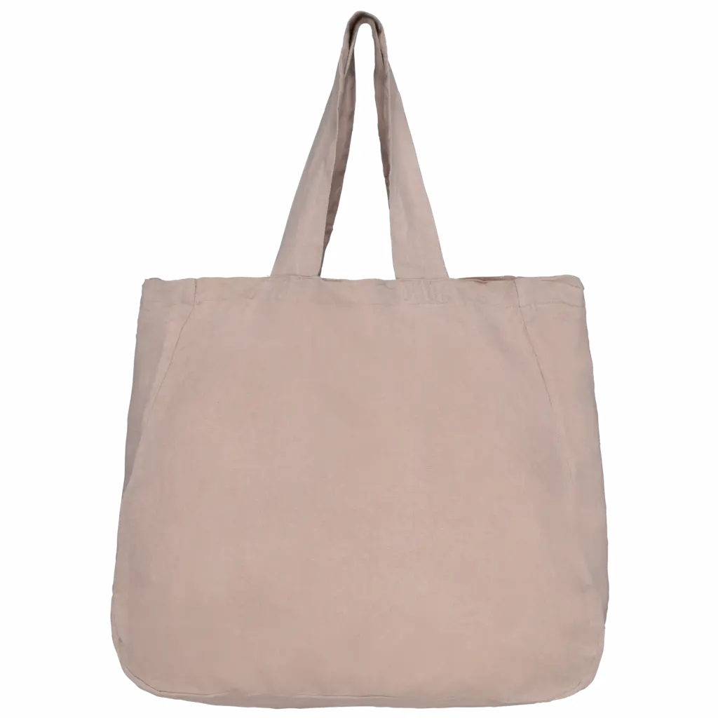 Linnen shopper, wet sand — productfoto 8