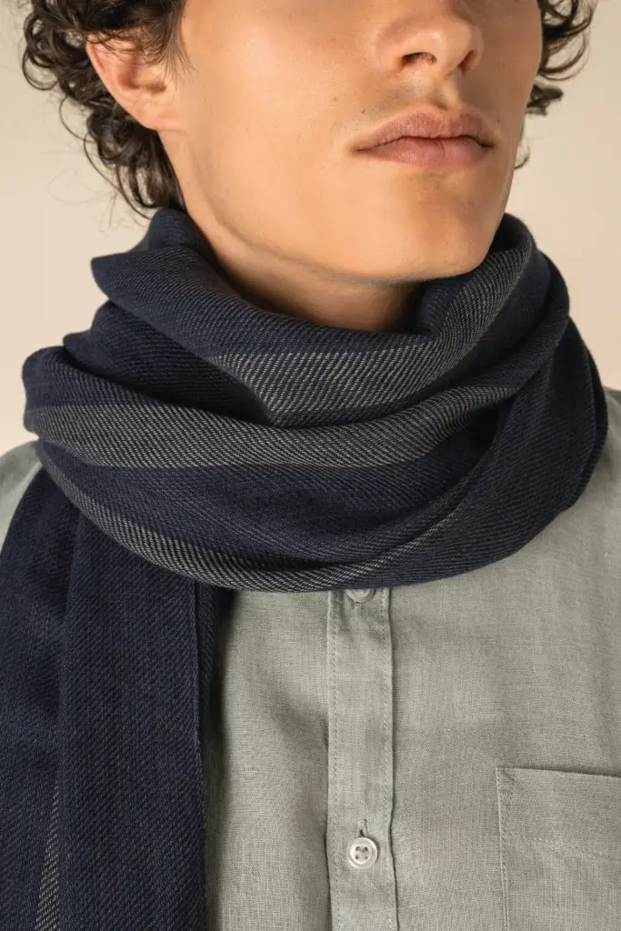 Gestreepte uniseks tulbanddoek — productfoto 3