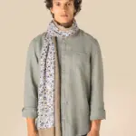 Uniseks tulbanddoek met bloemenmotief — productfoto 2