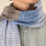 Gestreepte uniseks tulbanddoek — productfoto 3