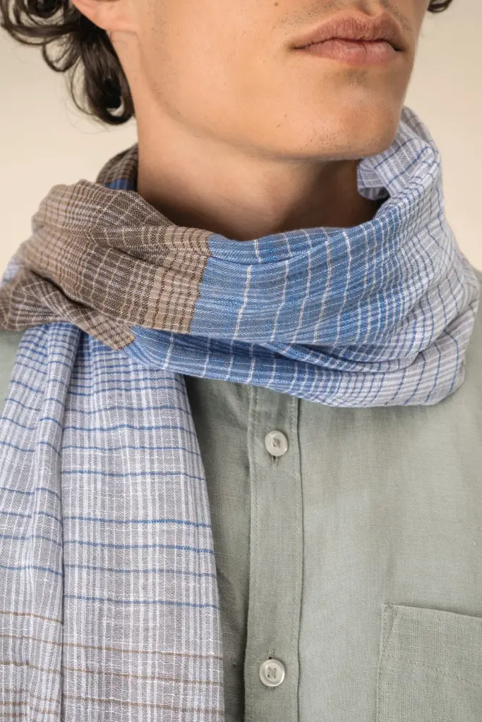SP147-1_2025 - Hidalgo Gestreepte uniseks tulbanddoek — productfoto 3