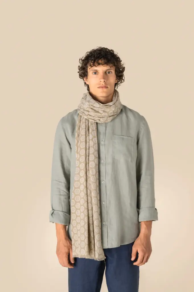 Uniseks tulbanddoek met motieven — productfoto 2