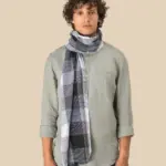 Geruite uniseks tulbanddoek — productfoto 2