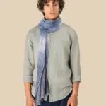 Gestreepte uniseks tulbanddoek — productfoto 2