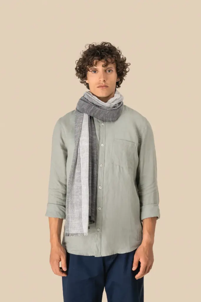 SP151_2025 - Hidalgo Gestreepte uniseks tulbanddoek — productfoto 2