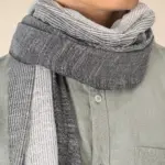 Gestreepte uniseks tulbanddoek — productfoto 3