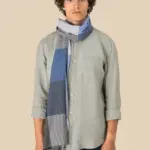 Geruite uniseks tulbanddoek — productfoto 2