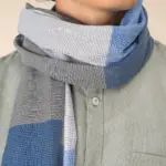 Geruite uniseks tulbanddoek — productfoto 3