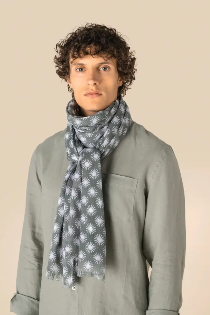 Uniseks tulbanddoek met motieven