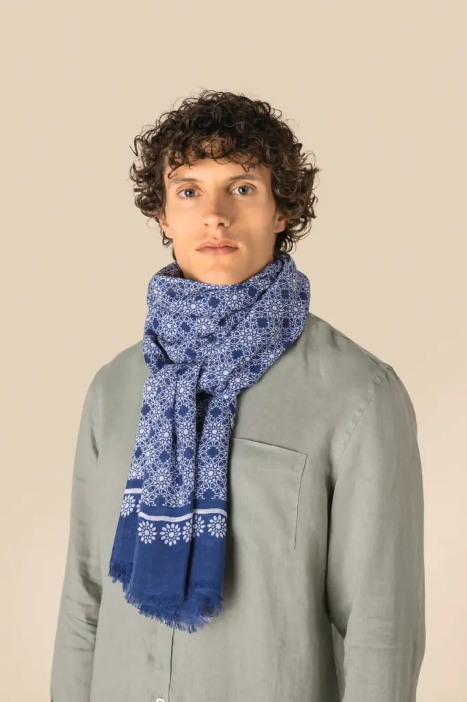 Uniseks tulbanddoek met bloemenmotief